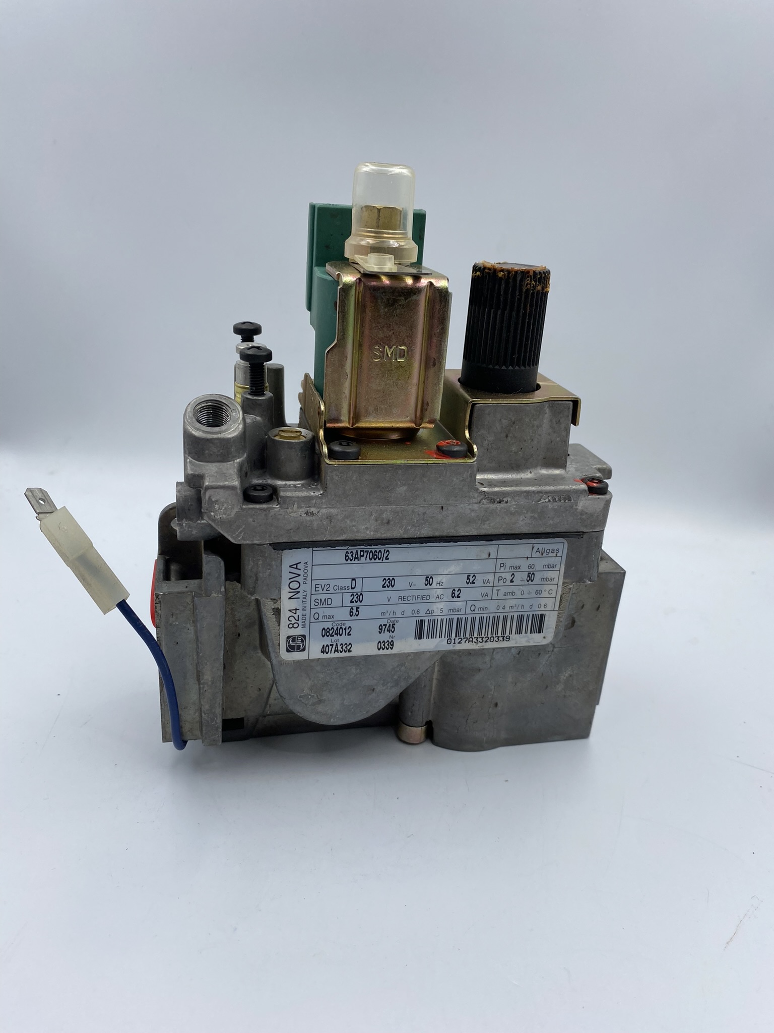 Zawór gazowy 824 Nova 63AP7060/2 zawór gazowy ARISTON do PEX571095 571095