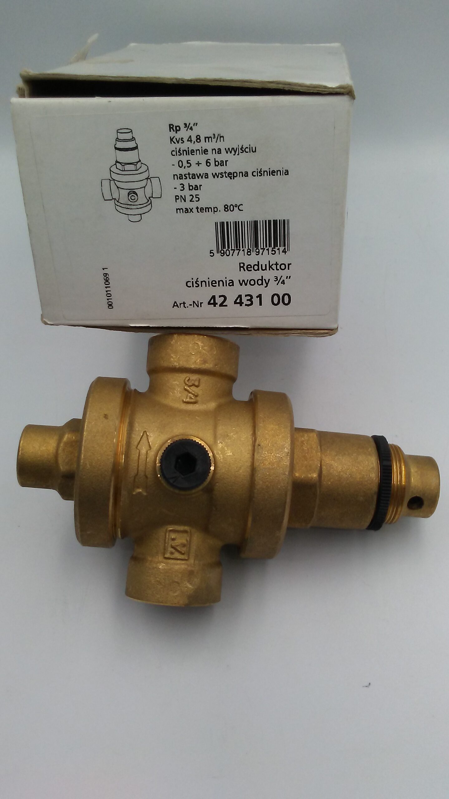 Afriso reduktor ciśnienia wody 34 GW